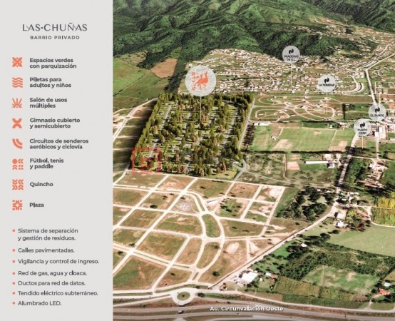 Imperdibles lotes en B° Las Chuñas desde 800 m2  - San Lorenzo Chico